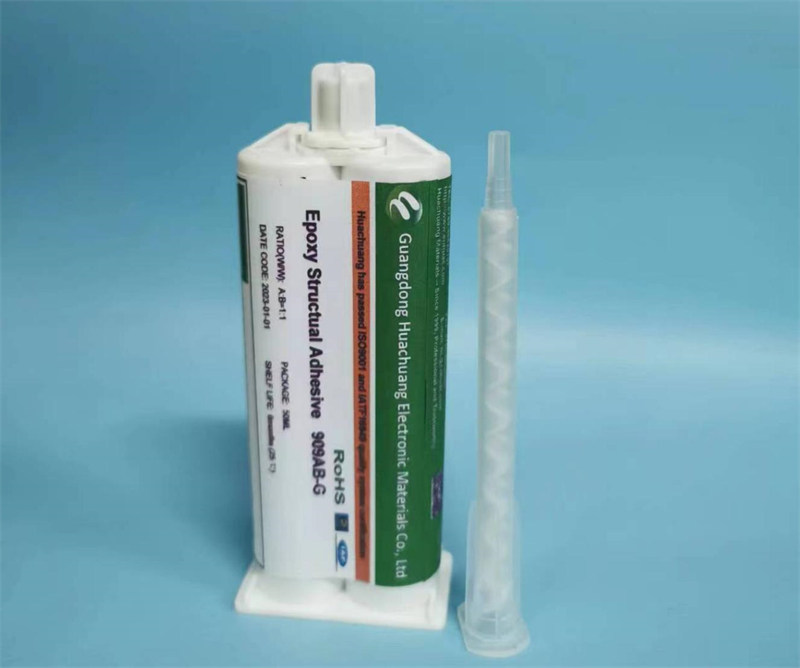 What is the reason for the non curing of epoxy resin structural adhesive? 